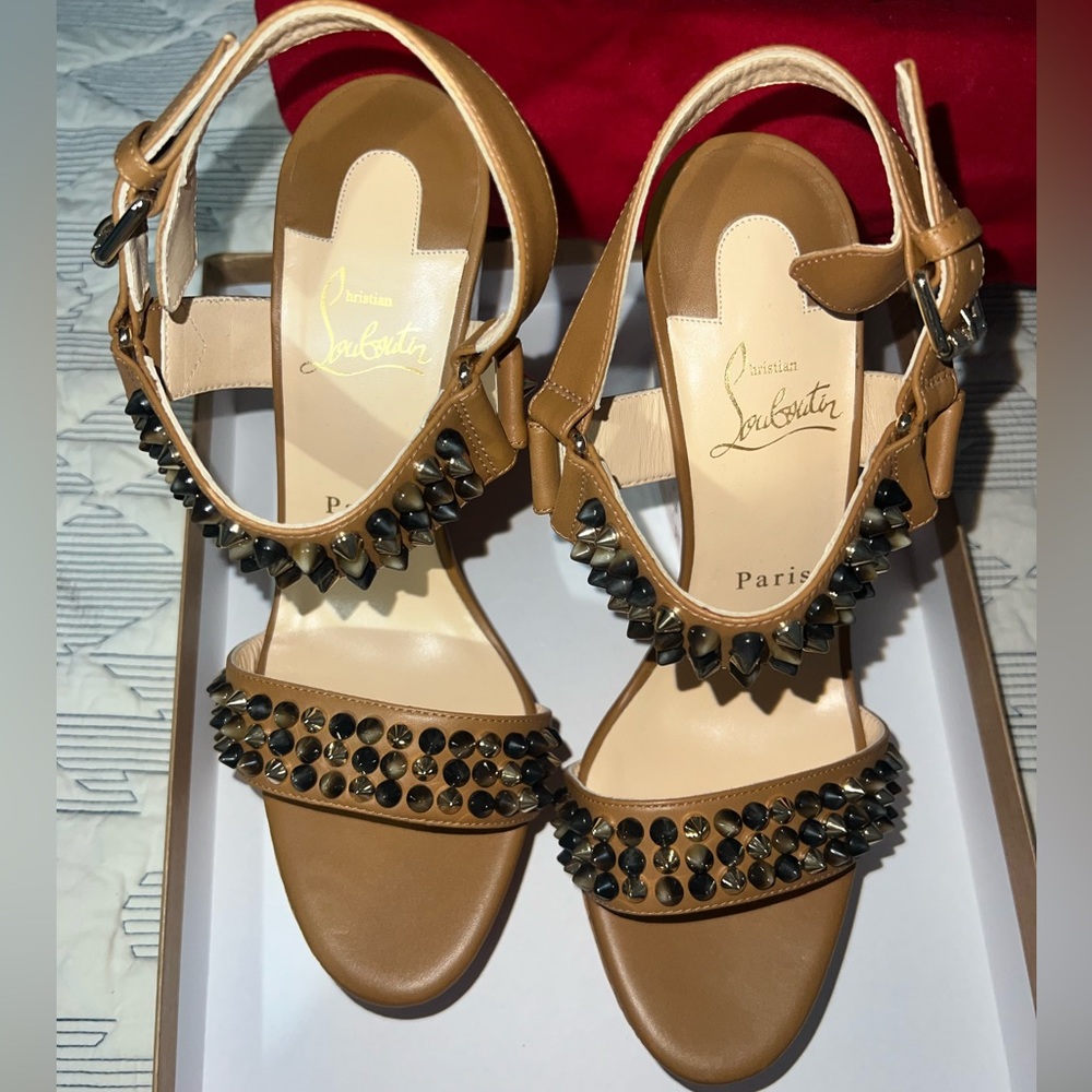 Christian Louboutin Bikee Bike Zeppa 120 Wedge - Picture 3 of 8